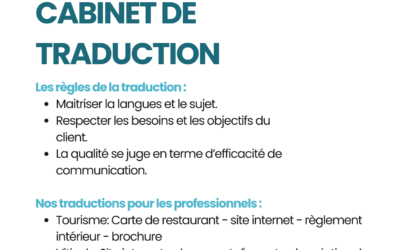 Traductions professionnelles pour la saison estivale : anglais, allemand, néerlandais 🌞