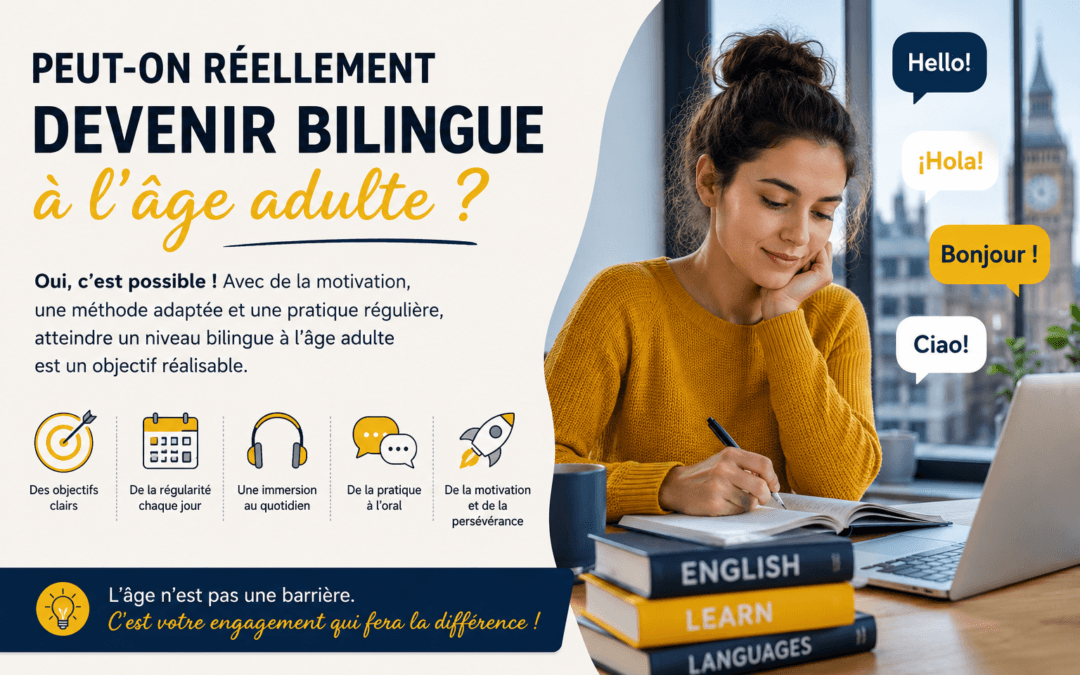 Peut-on réellement devenir bilingue à l’âge adulte ?